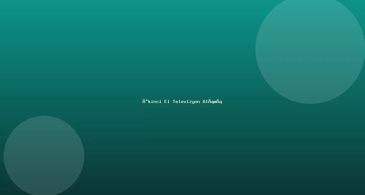 İkinci El Televizyon Alımı